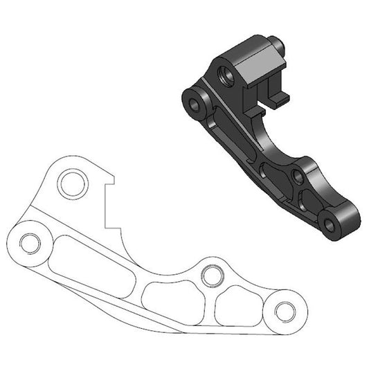 Moto-Master Front Caliper Bracket - 260mm