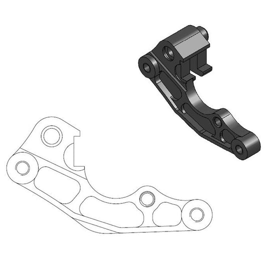 Moto-Master Front Caliper Bracket - 260mm