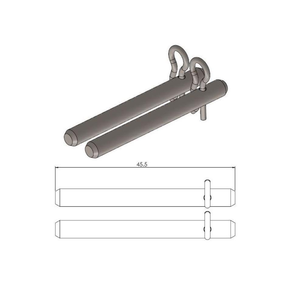 Moto-Master Rear Brake Pad Pins