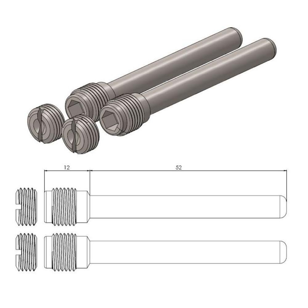 Moto-Master Front Brake Pad Pins
