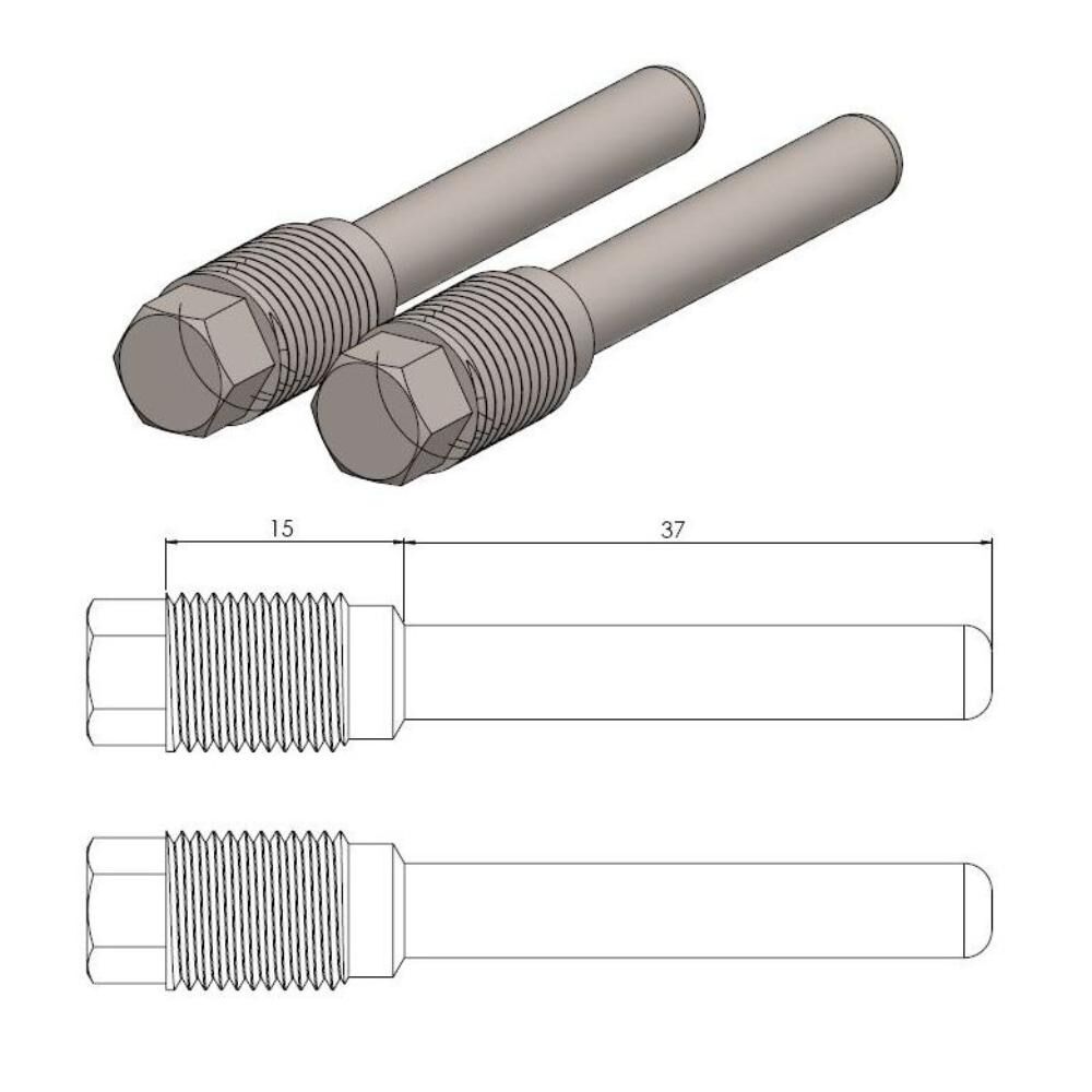 Moto-Master Brake Pad Pin