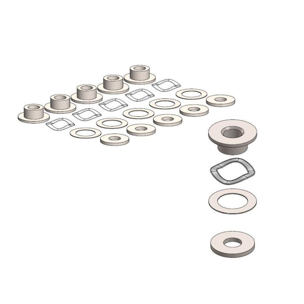 Moto-Master Fitting Kit For OEM Riveted 5.0mm (Post 12/07)