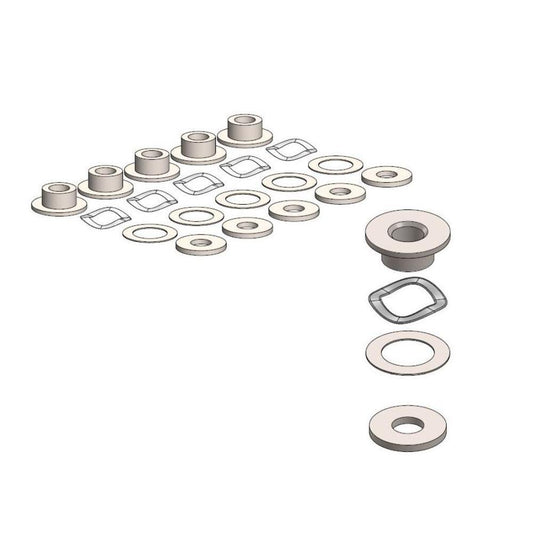 Moto-Master Fitting Kit For OEM Riveted 5.0mm (Post 12/07)