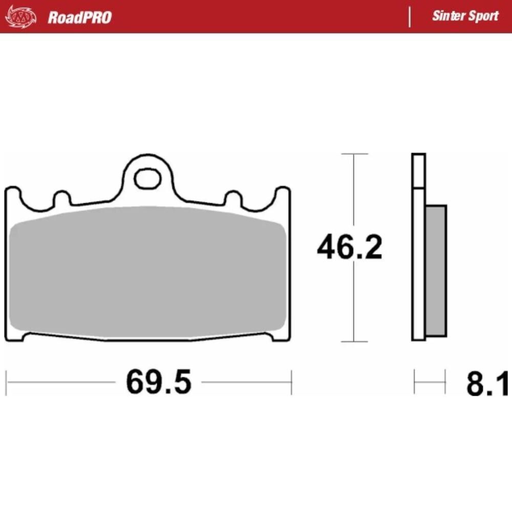 Moto-Master Sinter Sport - Front Brake Pads (MM-402705)