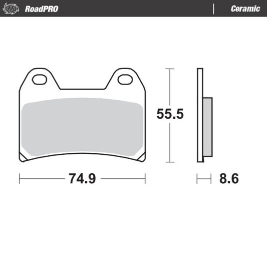 Moto-Master Ceramic Front Brake Pads