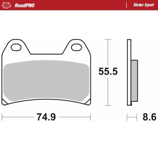 Moto-Master Sinter Sport Front Brake Pads