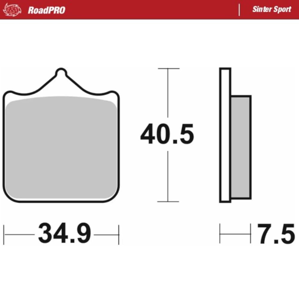 Moto-Master Sinter Sport Front Brake Pads