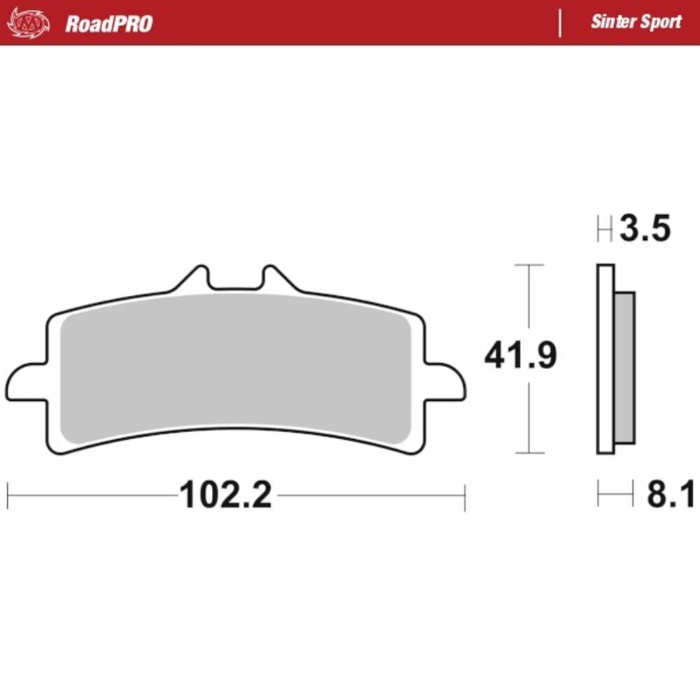 Moto-Master Sinter Sport - Front Brake Pads (MM-407005)