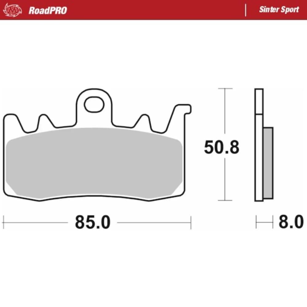 Moto-Master Sinter Sport - Front Brake Pads (MM-408005)