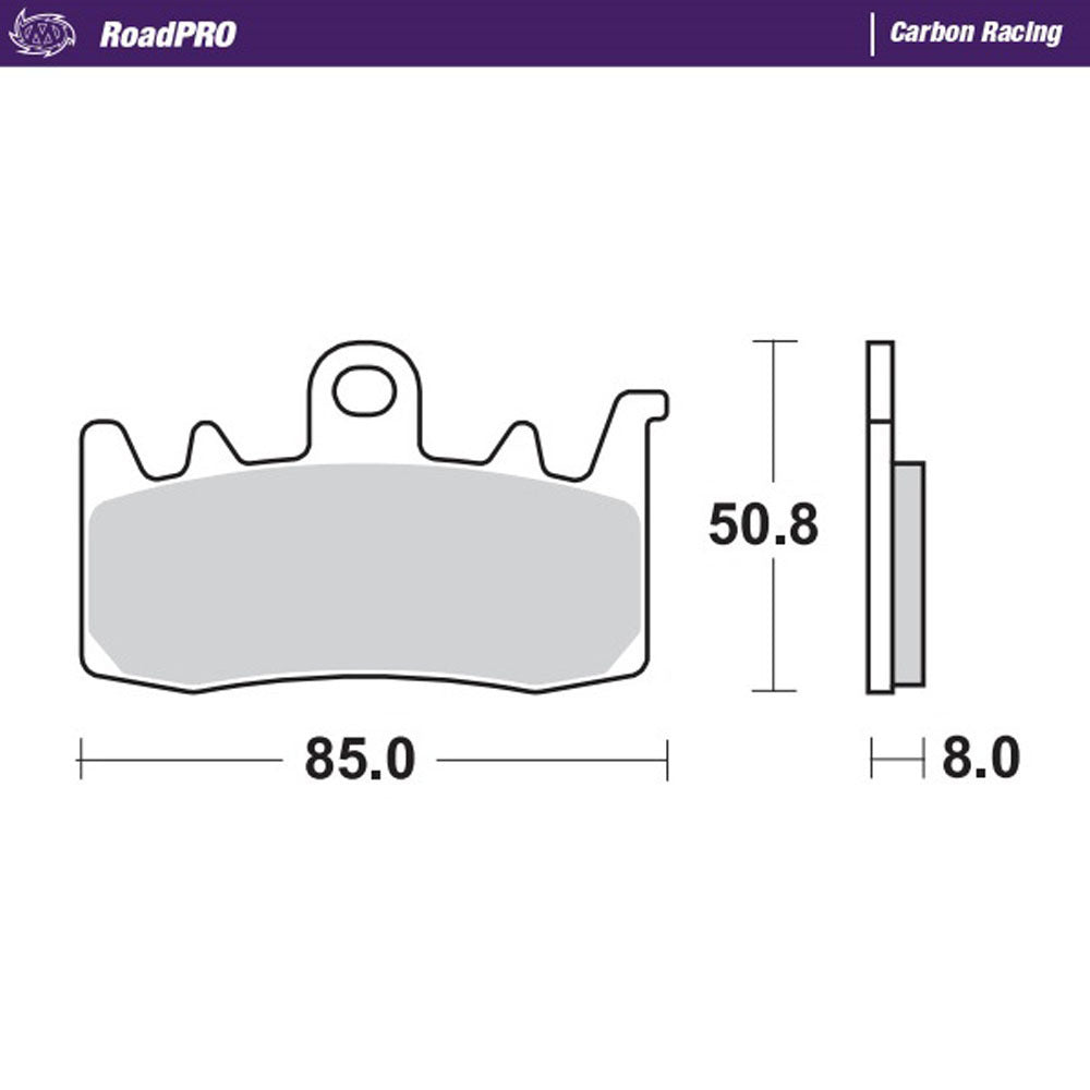 Moto-Master Sintered Left Front Brake Pads