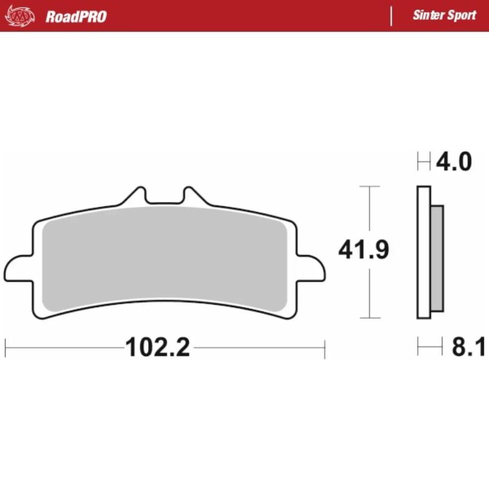 Moto-Master Sinter Sport Front Brake Pads