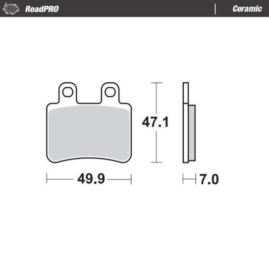 Moto-Master Ceramic Front Brake Pads