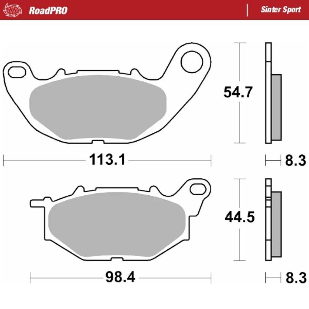 Moto-Master Sinter Sport Front Brake Pads (MM-412505)
