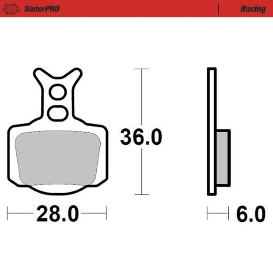 Moto-Master SinterPro Racing Front Brake Pads