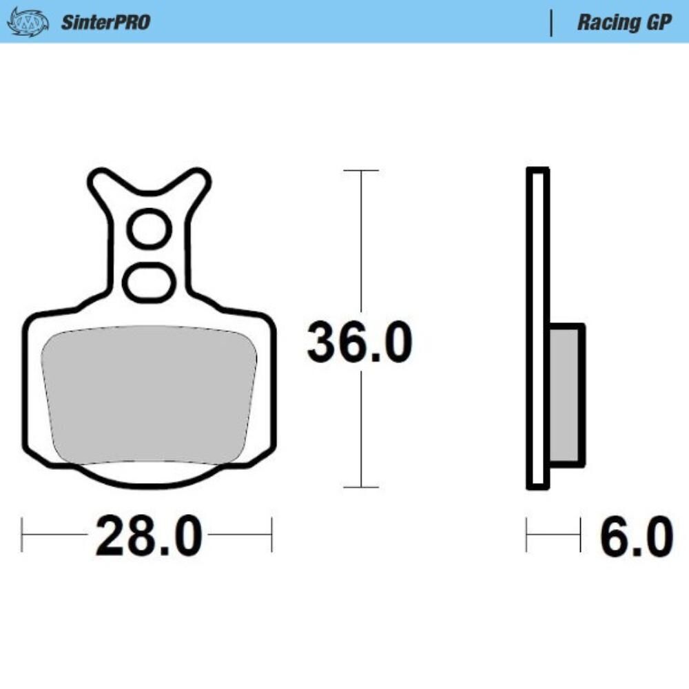 Moto-Master SinterPro Racing GP Front Brake Pads
