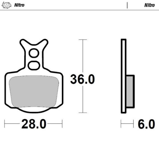 Moto-Master Nitro Front Brake Pads