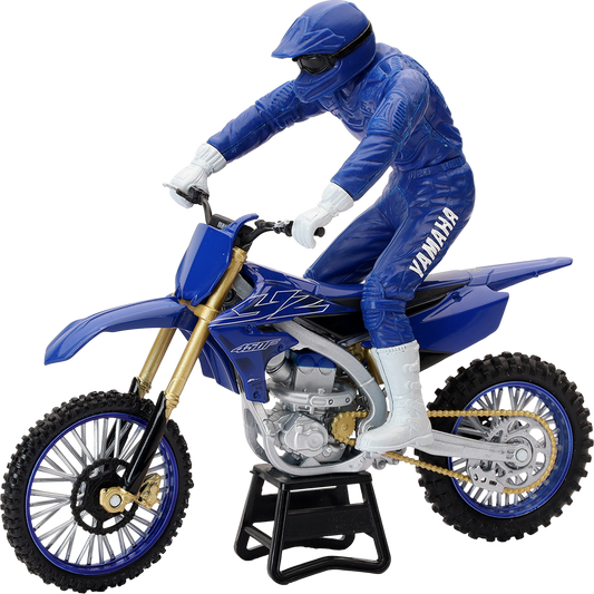 NewRay Toy Model Yamaha YZ450F With Rider (1:12 scale)
