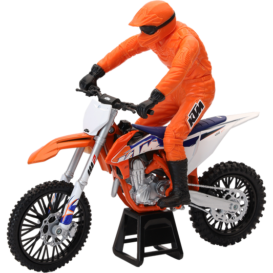 NewRay Toy Model KTM 450 SX-F With Rider (1:12 Scale)