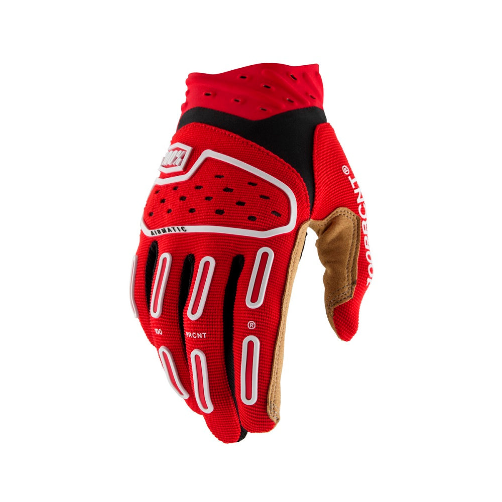 100% Airmatic Gloves - Red / Black