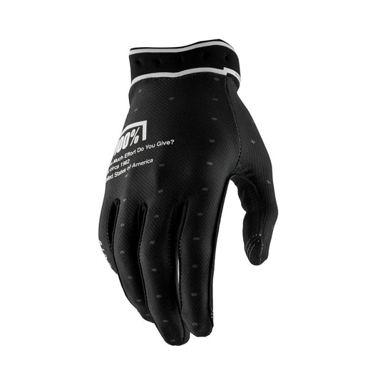 100% Ridefit Gloves - Black
