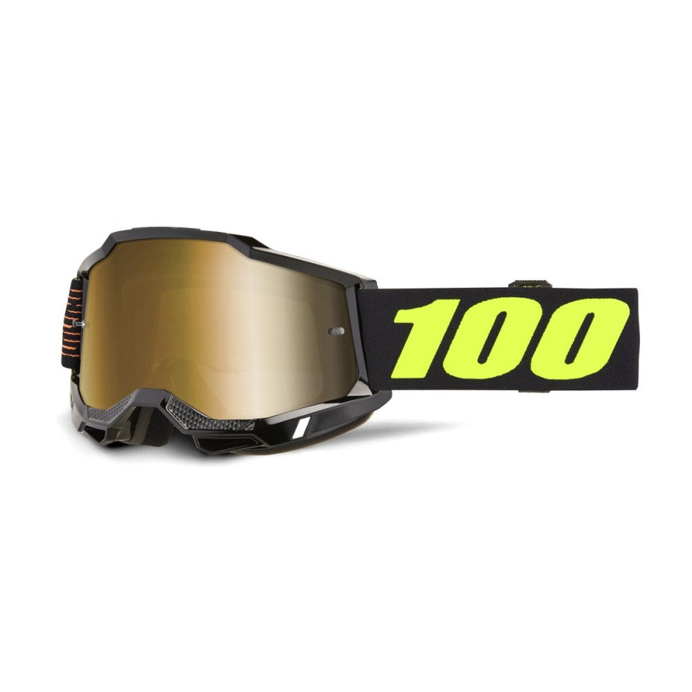 100% Accuri 2 Goggles Fairbanks Mirror - Black / Yellow