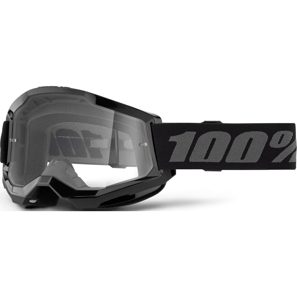 100% Strata 2 Goggles - Black