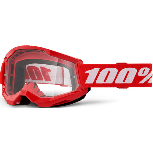 100% Strata 2 Goggles - Red