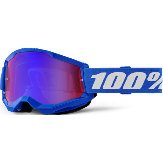 100% Strata 2 Goggles - Blue Mirror
