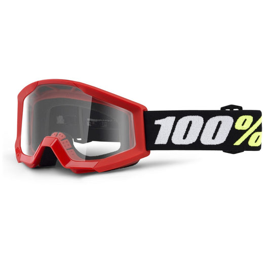 100% Strata Mini Goggles - Red
