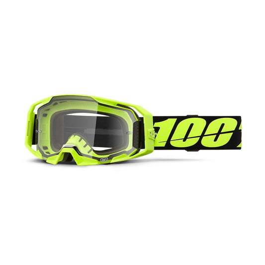 100% Armatic Goggles - Neon Yellow