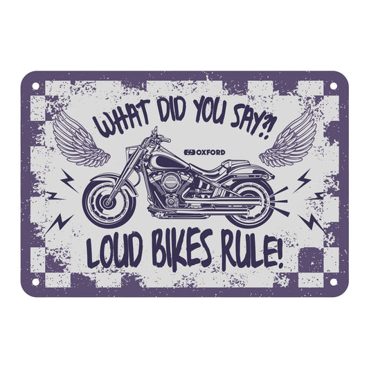 Oxford Metal Sign What Did You Say - 30cm x 20cm