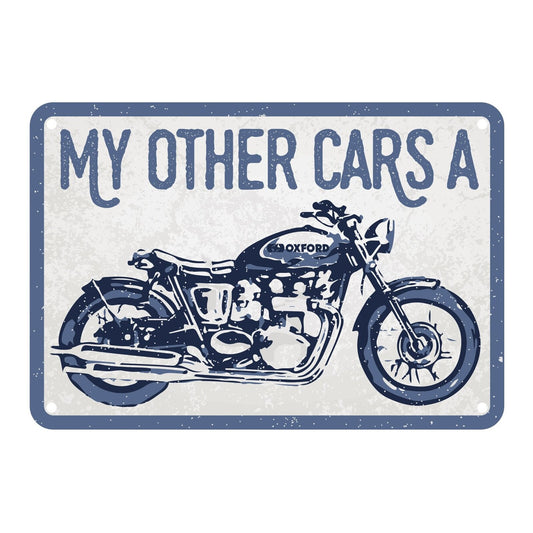 Oxford Metal Sign My Other Car - 30cm x 20cm