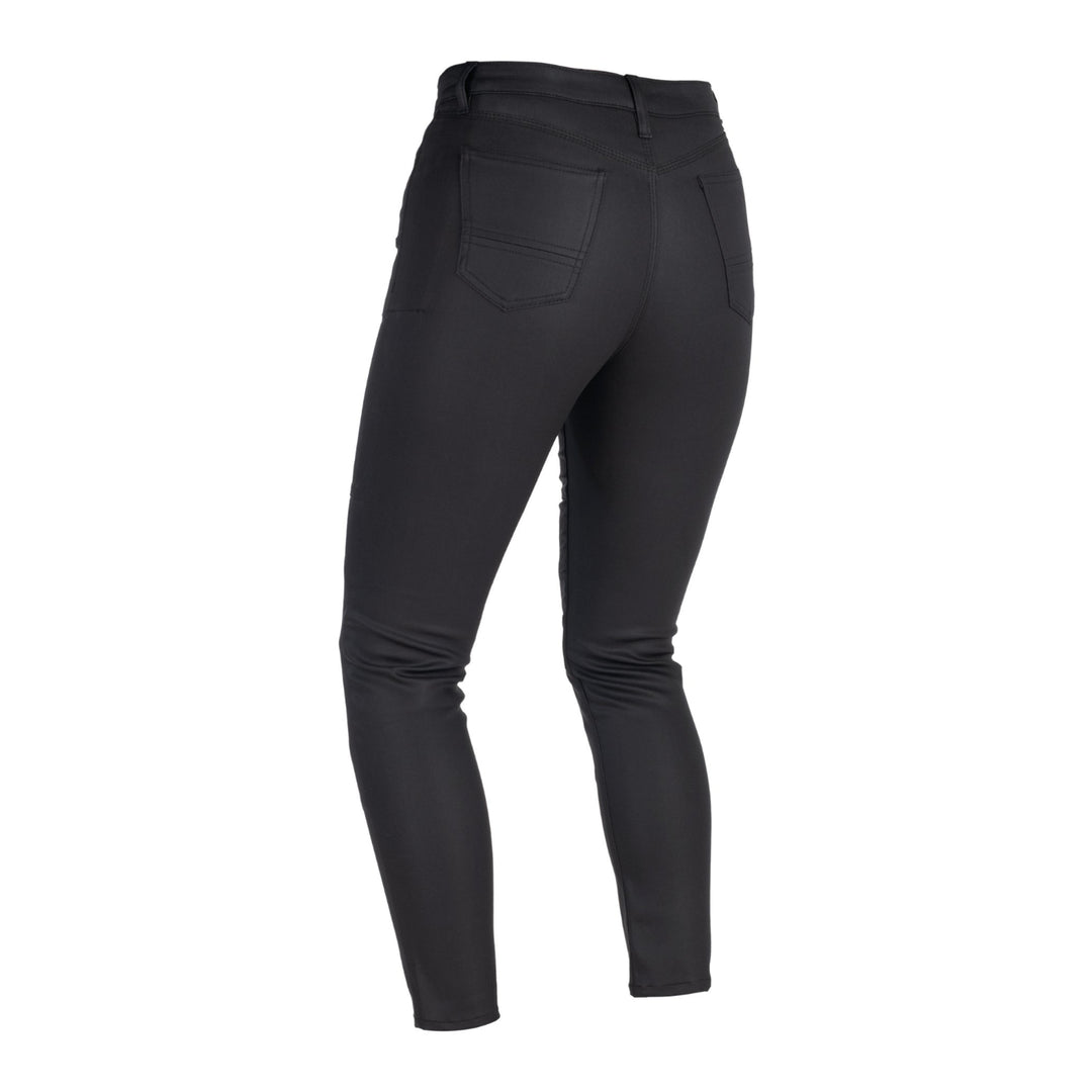 Oxford Waxed Jegging Short - Black