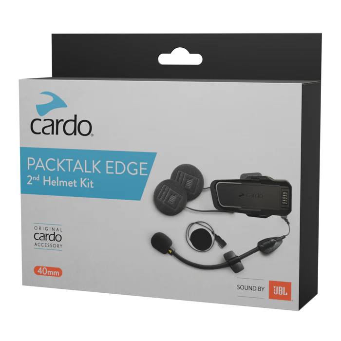 Cardo Packtalk PRO/EDGE 2nd Helmet - 40mm JBL KIT (Air Mount)
