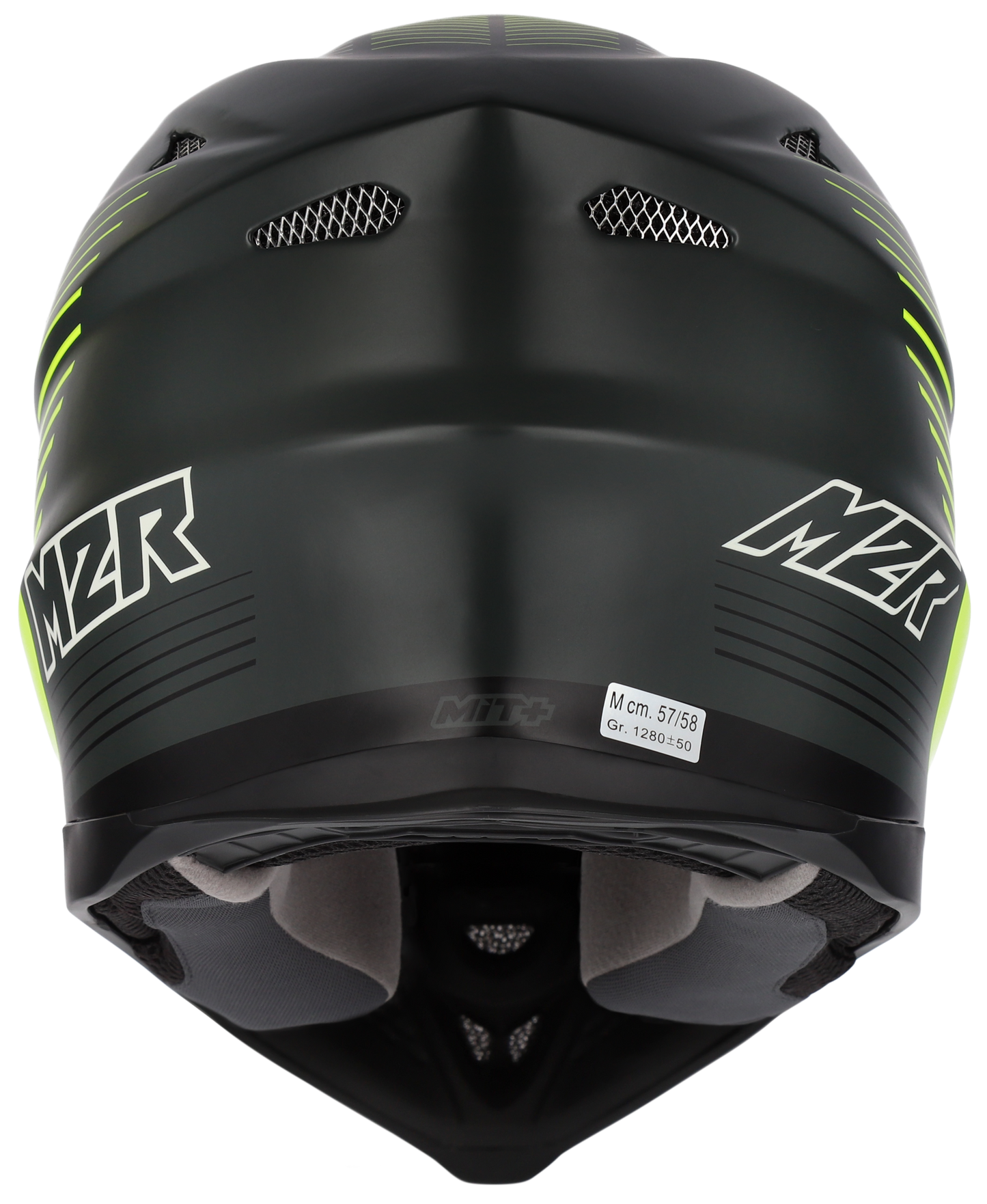 M2R X4.5 Spectrum PC-3F Helmet - Black / White / Yellow