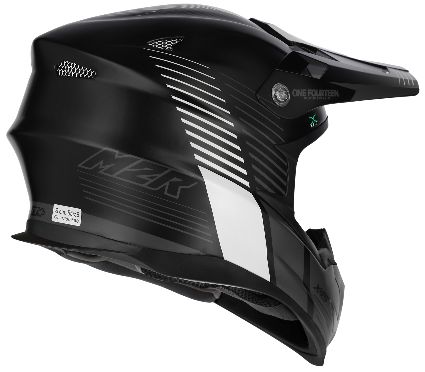 M2R X4.5 Spectrum PC-5F Helmet - Black / Grey