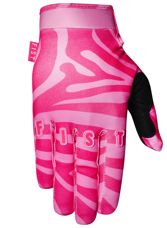 Fist Pink Zebra Gloves
