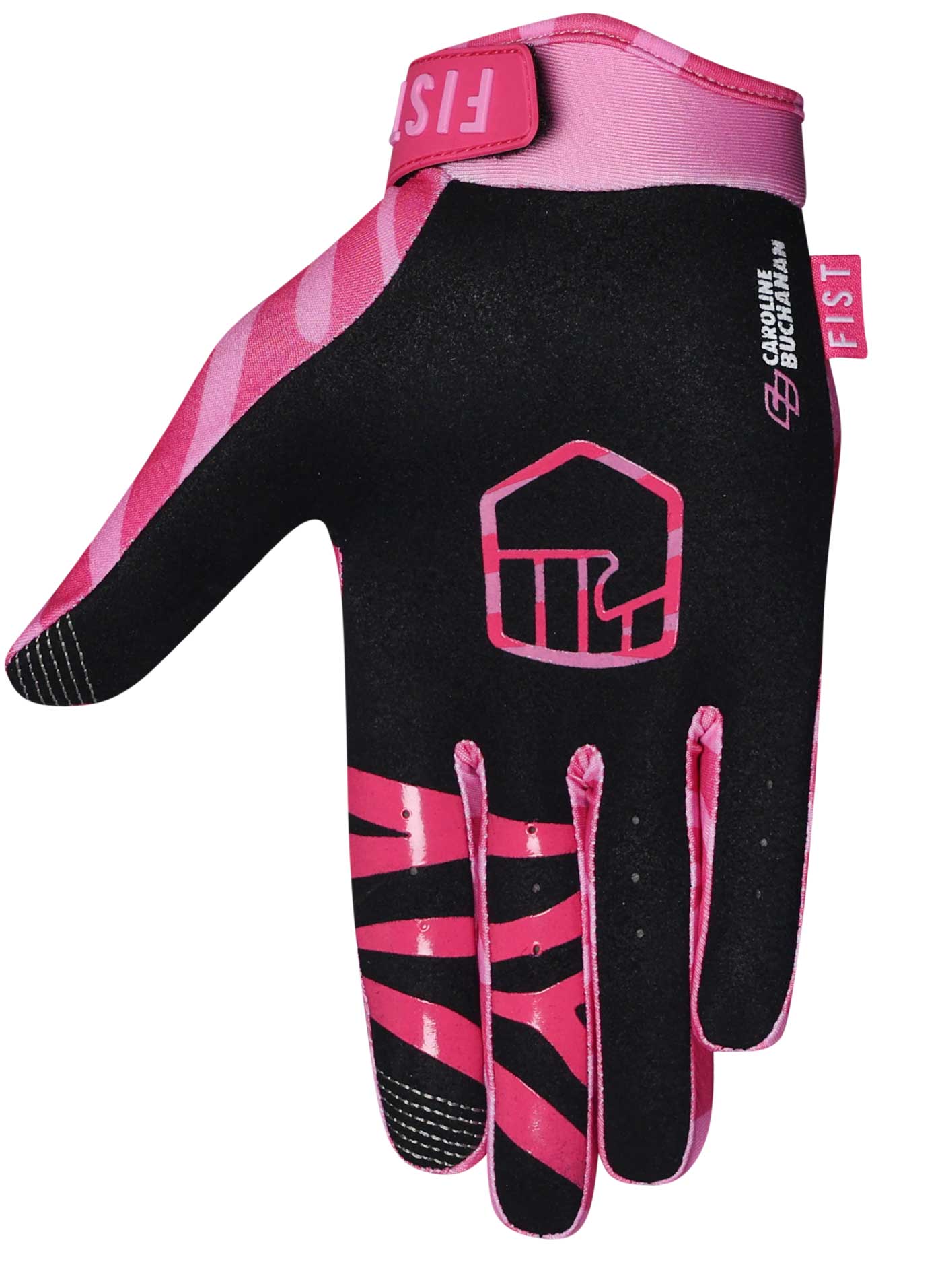 Fist Pink Zebra Gloves