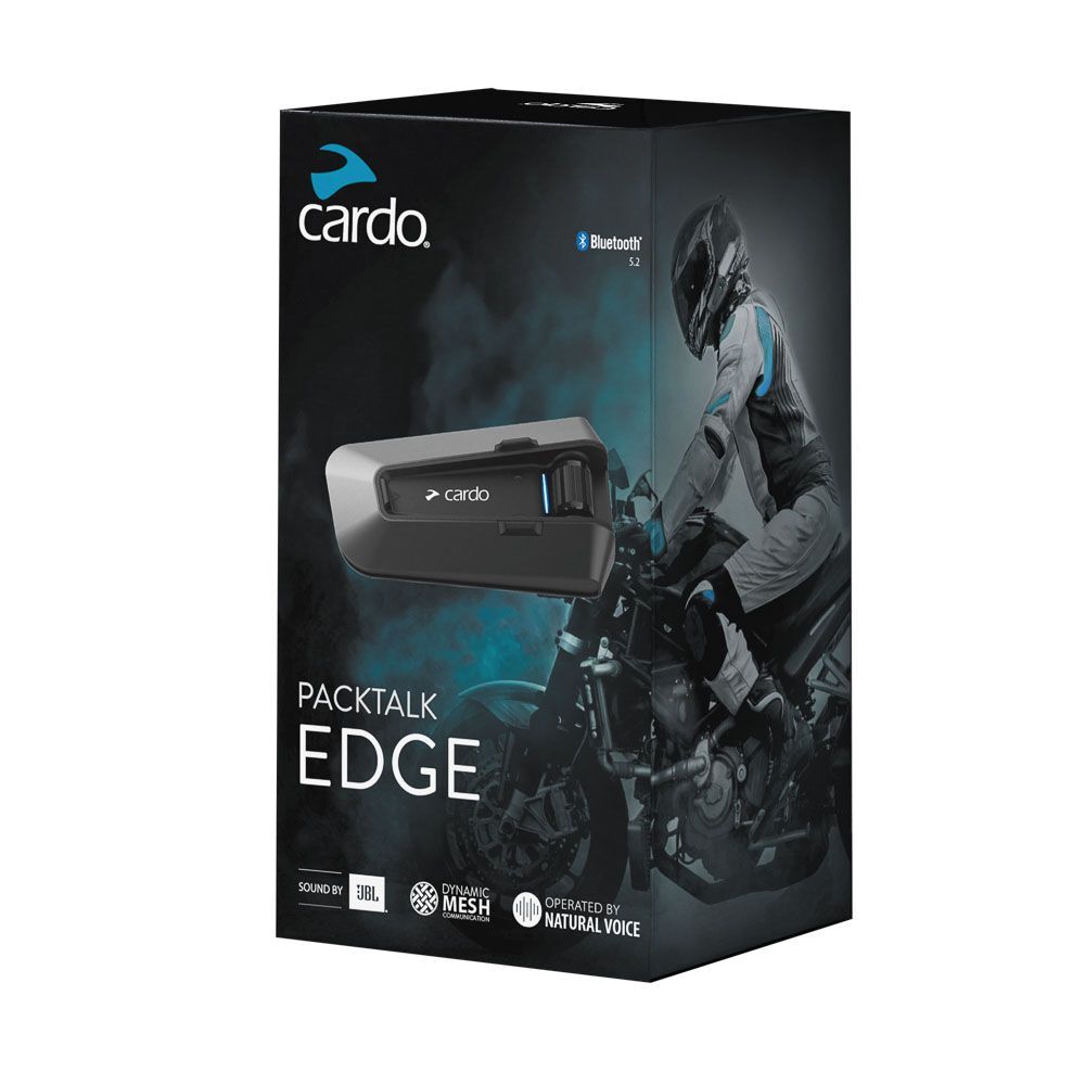 Cardo Packtalk Edge Bluetooth Headset - Single