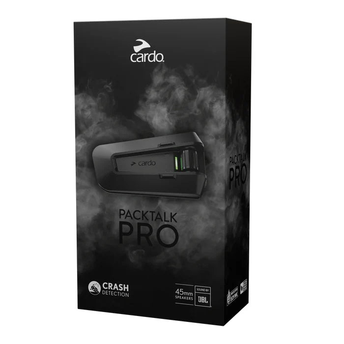 Cardo Packtalk Pro Bluetooth Headset - Single