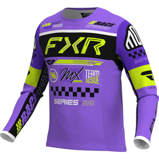 FXR 26.5 Podium Gladiator Jersey - Purple / Black