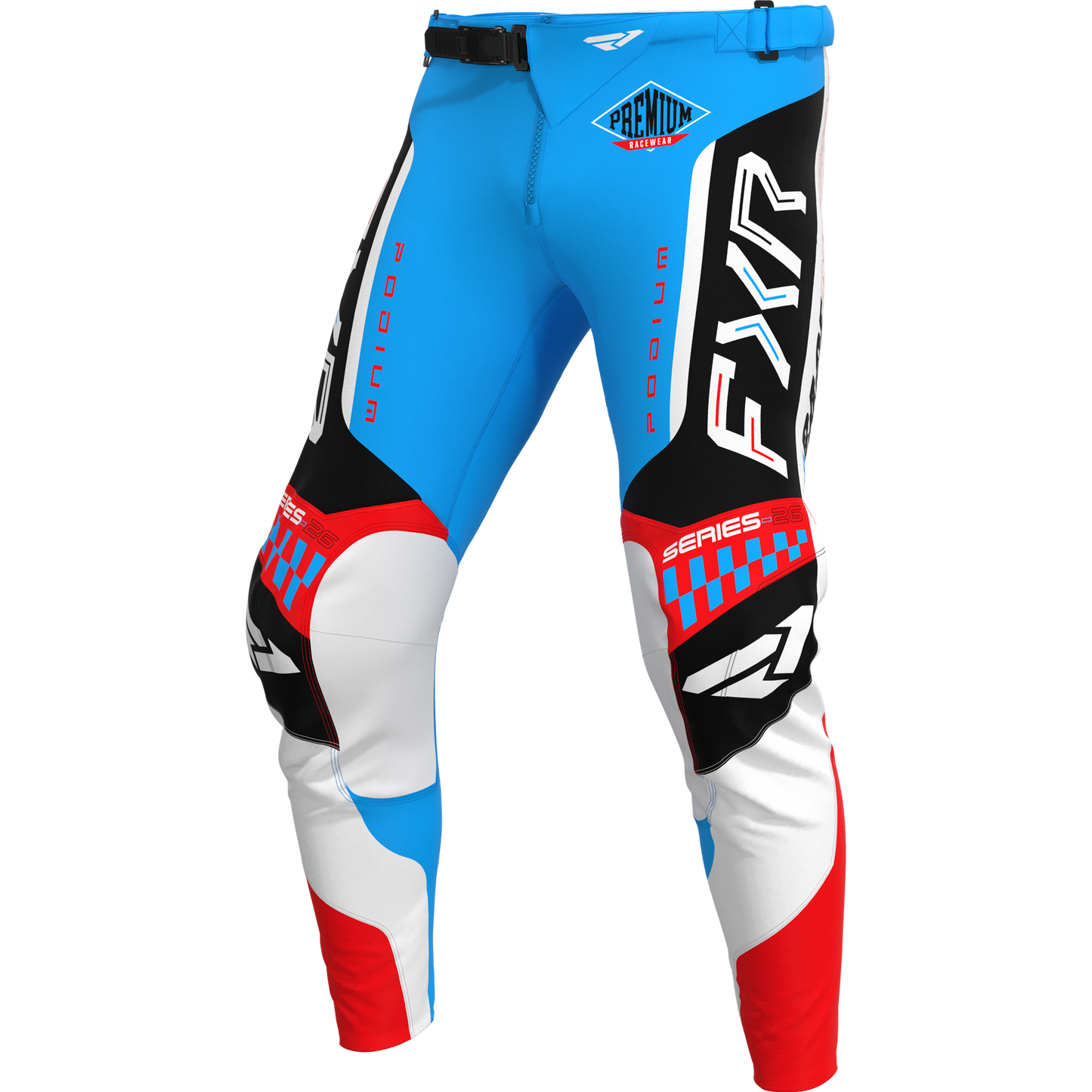 FXR 26.5 Podium Gladiator Pants - Cyan / Black