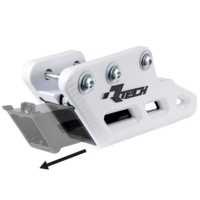 Rtech Monoblock Worx Chain Guide - White / Black