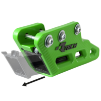 Rtech Monoblock Worx Chain Guide - Green / Black