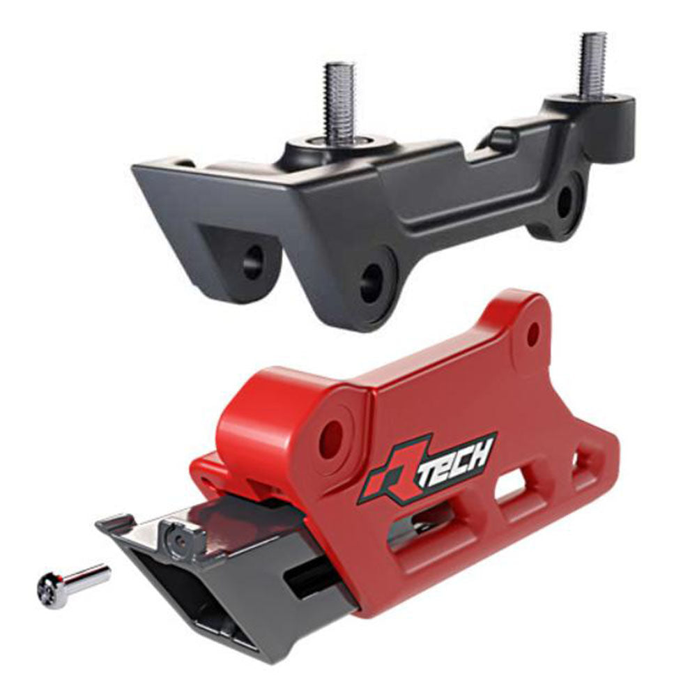 Rtech Monoblock Worx Chain Guide - Red / Black