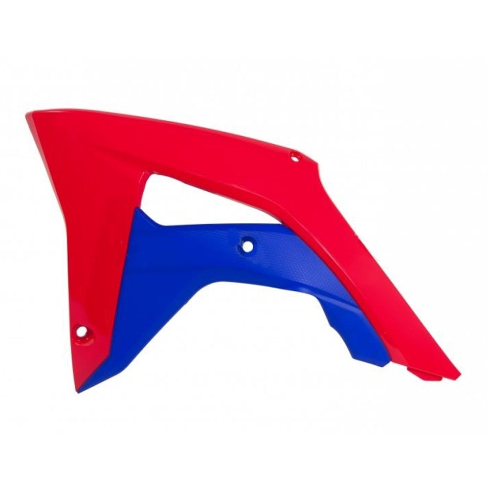 Rtech Radiator Shrouds - Red / Blue