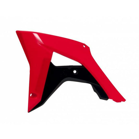 Rtech Radiator Shrouds - Red / Black