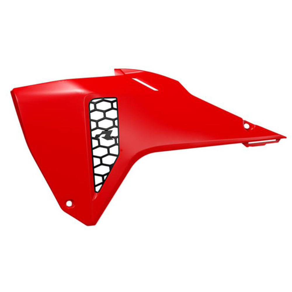 Rtech Radiator Shrouds - Red / Black