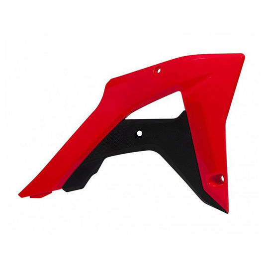 Rtech Radiator Shrouds - Red / Black