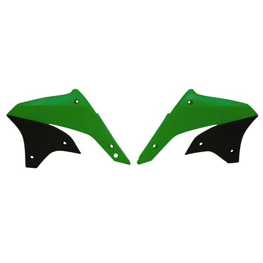 Rtech Radiator Shrouds - Green / Black